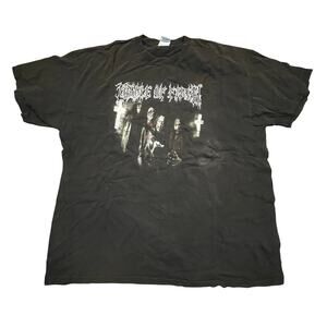 Vintage 2000’s Cradle of Filth Black Band T Shirt Extreme Metal Graphic Men’s XL